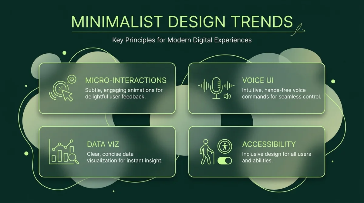 2026 UI/UX design trends: micro-interactions, voice UI, data visualization, accessibility